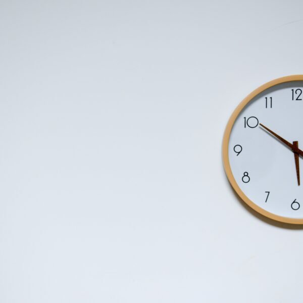 Minimalist Round Wall Clock