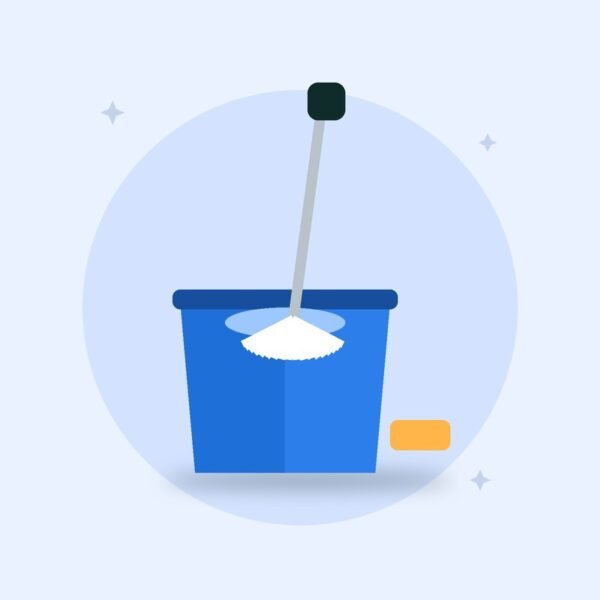 Spin Mop and Bucket System with 3 Microfiber Refills