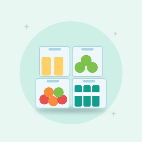 Clear Fridge Organizer Bins 4-Pack Stackable Refrigerator Storage